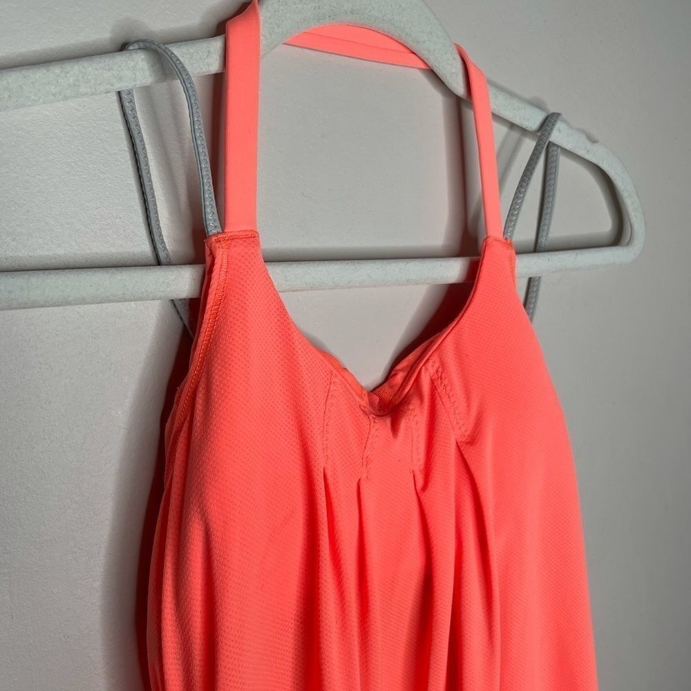 Lululemon Flow & Go Tank Top Very‎ Light Flare / Silver Spoon Yoga Loose Mesh 2 - Picture 4 of 11